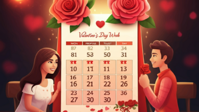 valentine day week schedule