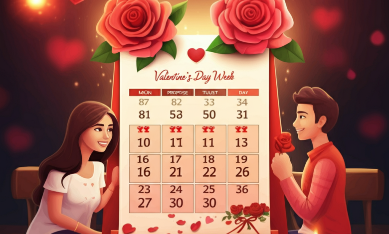 valentine day week schedule